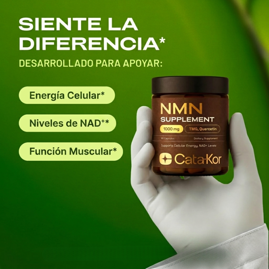 CATA-KOR NMN SUPPLEMENT — Reactiva tu energía celular y frena el envejecimiento desde adentro