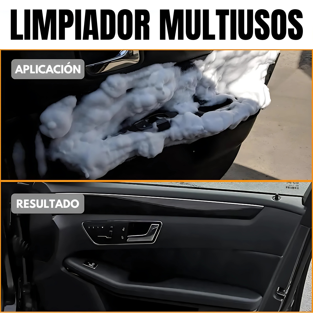 ESPUMA LIMP MULT – Limpieza profunda automotriz, espuma activa y acabado profesional