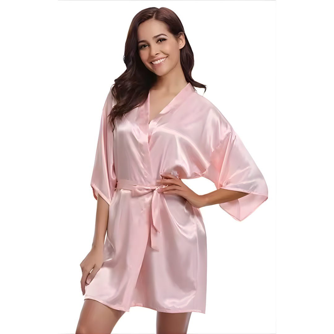 PACK *2 BATAS DE SATÍN PARA MUJER – Elegancia, suavidad y feminidad en cada detalle