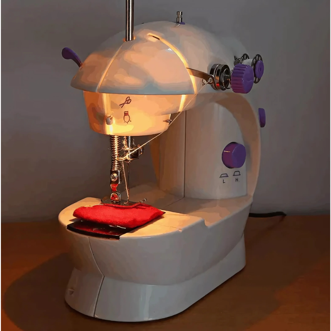 MINI MÁQUINA DE COSER PORTÁTIL - Arreglos rápidos y costura creativa al alcance de todos