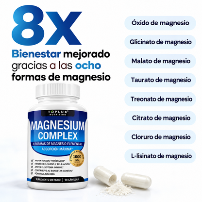 MAGNESIUM COMPLEX X 90 CÁPSULAS (PACK*2) – Equilibrio mineral, bienestar diario y apoyo integral para tu rutina