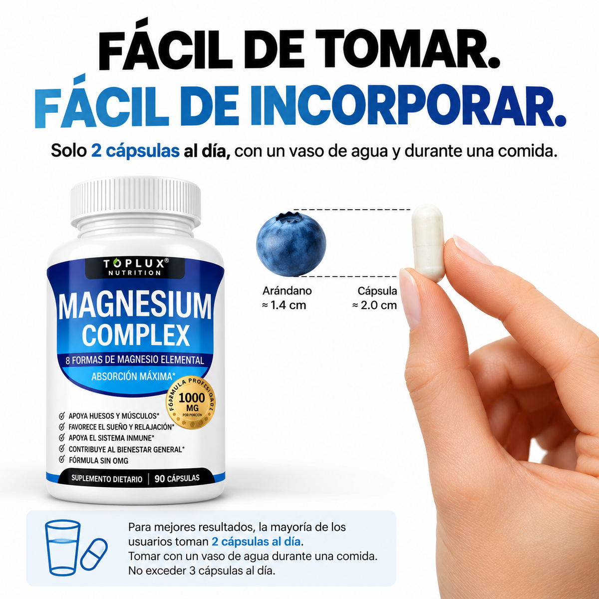MAGNESIUM COMPLEX X 90 CÁPSULAS (PACK*2) – Equilibrio mineral, bienestar diario y apoyo integral para tu rutina