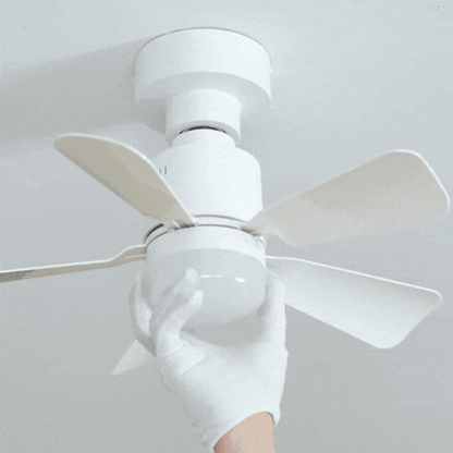 BOMBILLO VENTILADOR CON DISEÑO MODERNO 2 EN 1 – Iluminación ajustable, ventilación práctica y ahorro de energía en un solo producto