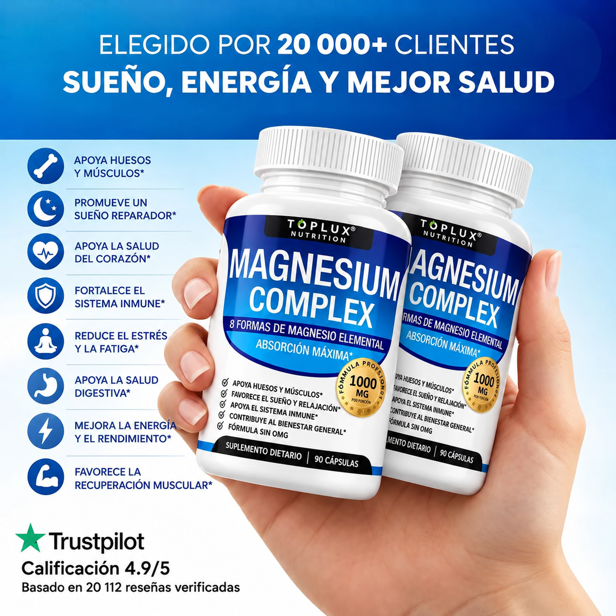 MAGNESIUM COMPLEX X 90 CÁPSULAS (PACK*2) – Equilibrio mineral, bienestar diario y apoyo integral para tu rutina