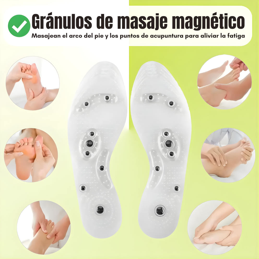 PLANTILLA CON ACUPUNTURA MAGNETICA - Camina, adelgaza y siéntete más liviano cada día