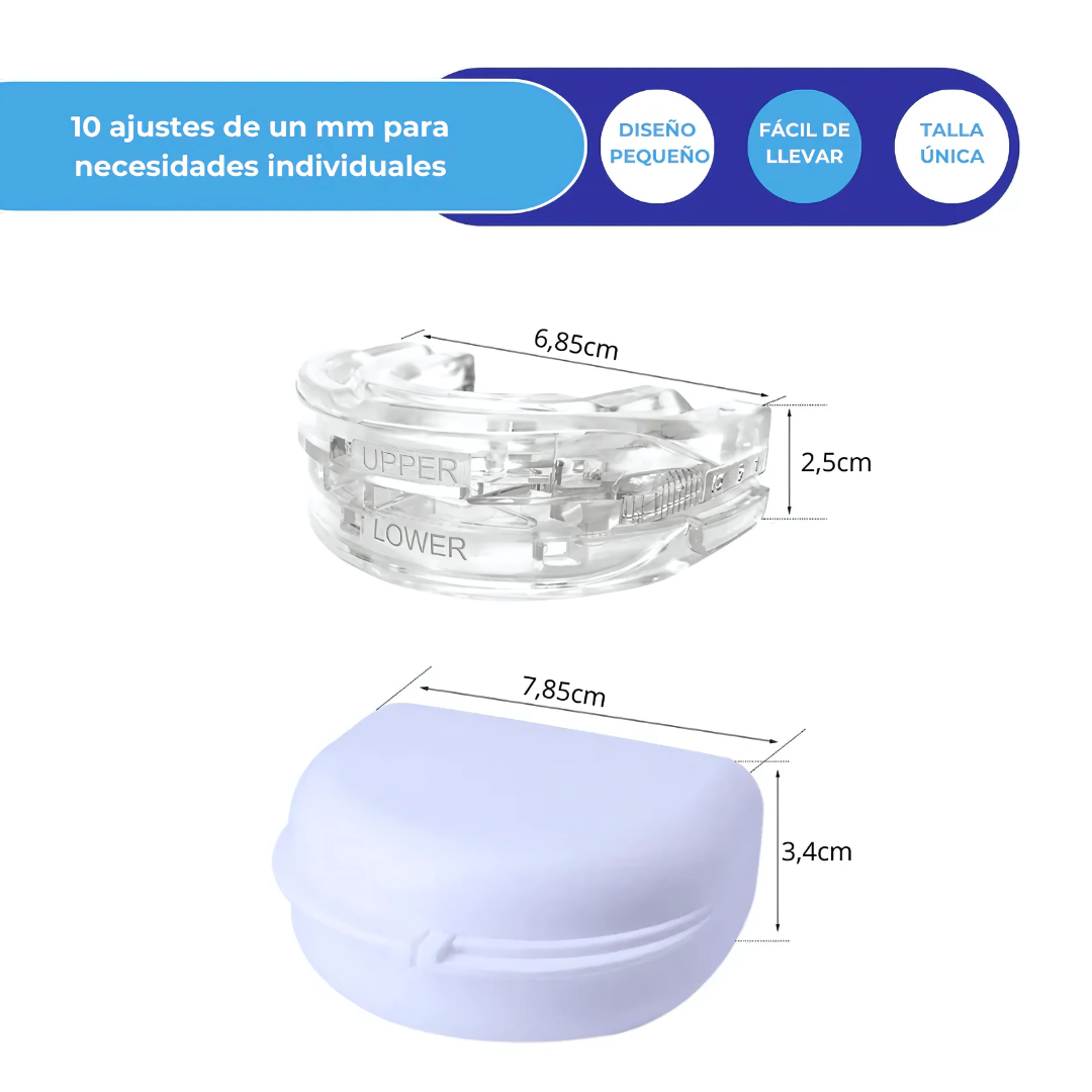 PROTECTOR DENTAL – Descanso más cómodo, protección nocturna y alivio para tu mandíbula